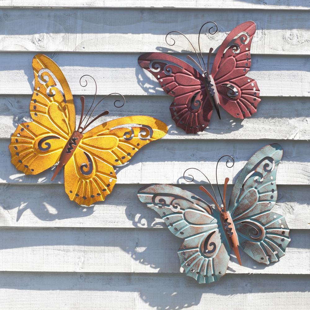 Butterfly Wall Art (Set of 3) | Good Ideas