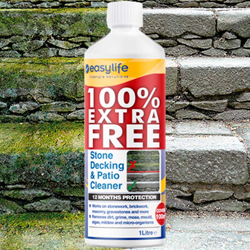 Stone, Patio and Decking Cleaner Easylife
