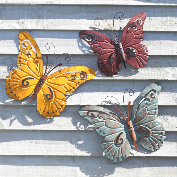 Butterfly Wall Art (Set of 3) | Good Ideas