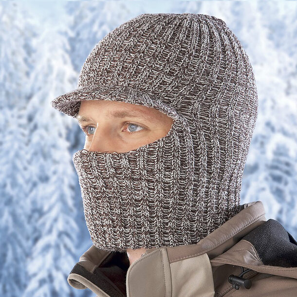 Image of 2 in 1 Visor Knit Hat