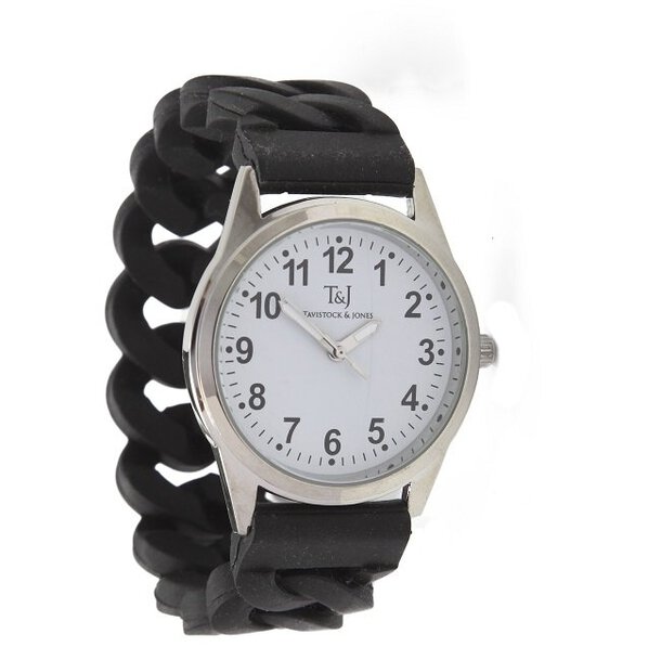 Easylife Easy-To-Read Stretch Band Watch in Black | Christmas Gifts