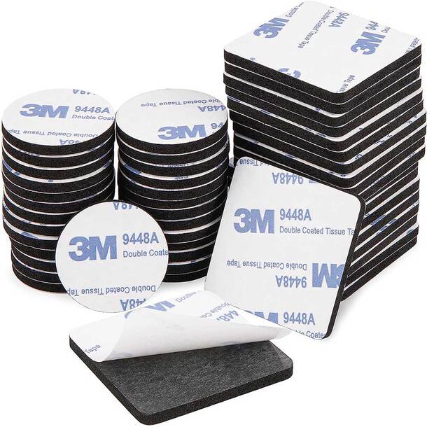 Easylife Sided Sticky Pads Pack Of 50, Size Double